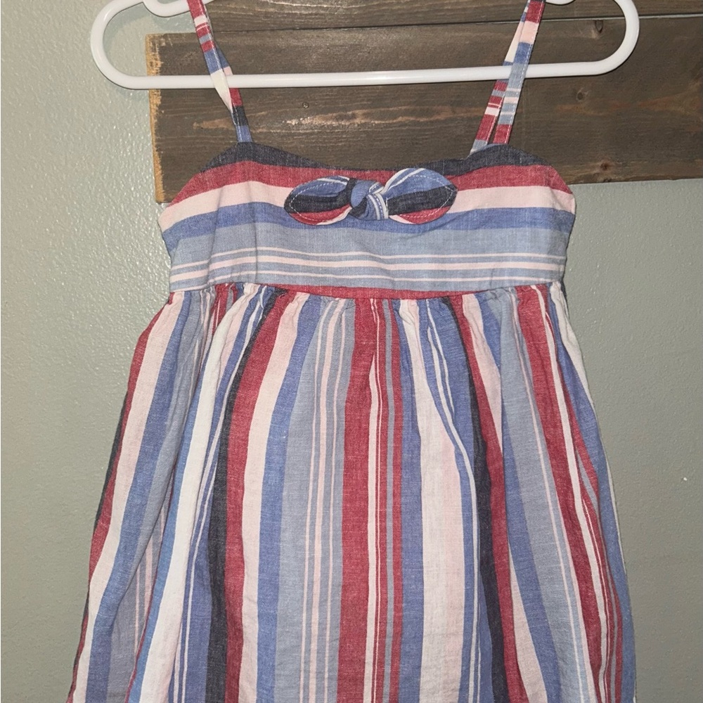 OshKosh B'gosh Red and Blue Striped Dress